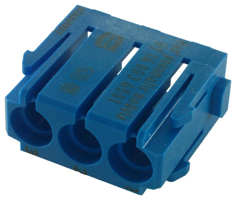 HARTING Módulo para conector industrial 3 contactos 09140034501 - Imagen 2
