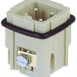 HARTING Inserto para conector industrial macho 3 contactos 09200032611