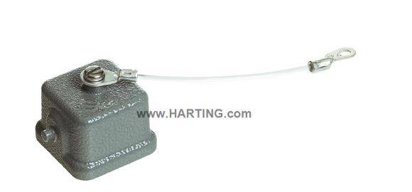 HARTING Tapa protectora para conector hembra tamaño 3 A 09200035425 - Imagen 2