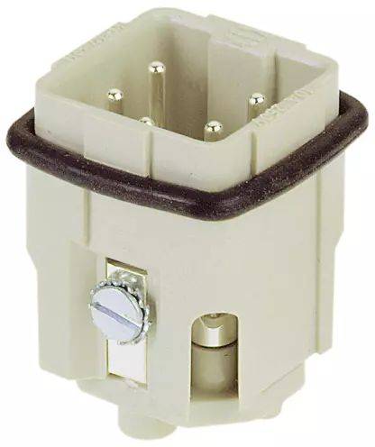 HARTING Inserto para conector industrial macho 4 contactos 09200042611