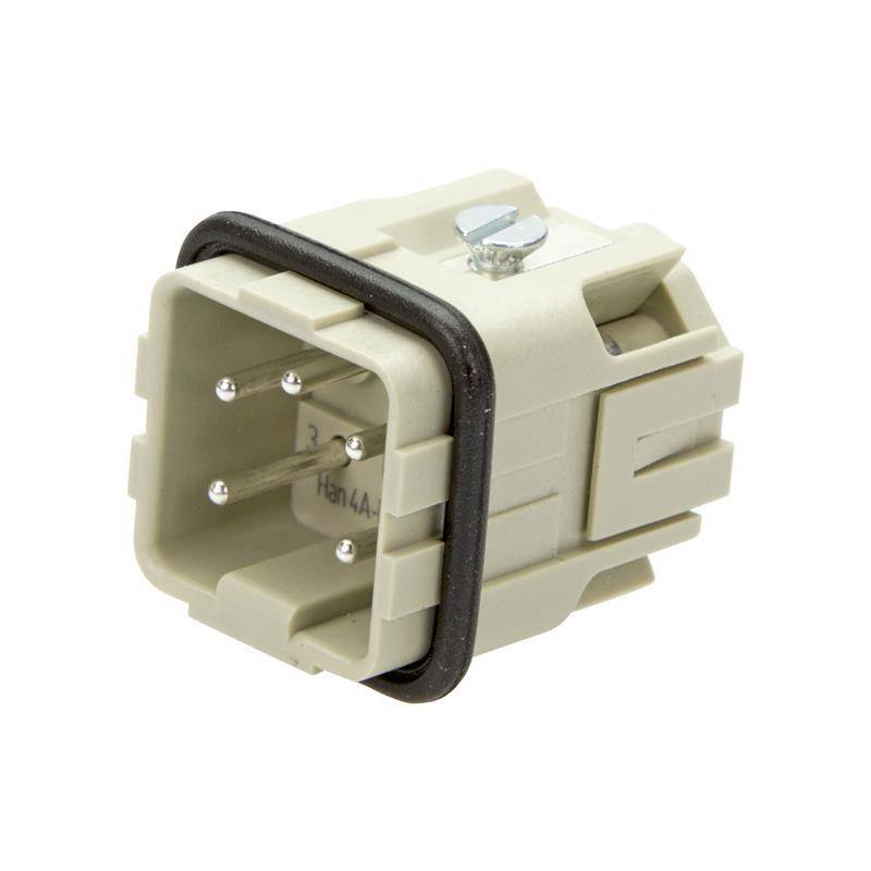 HARTING Inserto para conector industrial macho 4 contactos 09200042611 - Imagen 2