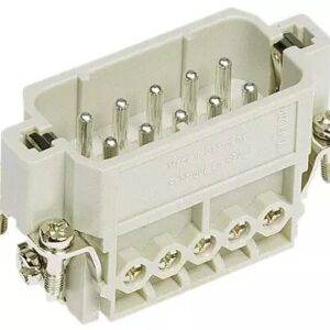 HARTING Inserto para conector industrial macho 10 contacto 09200102612