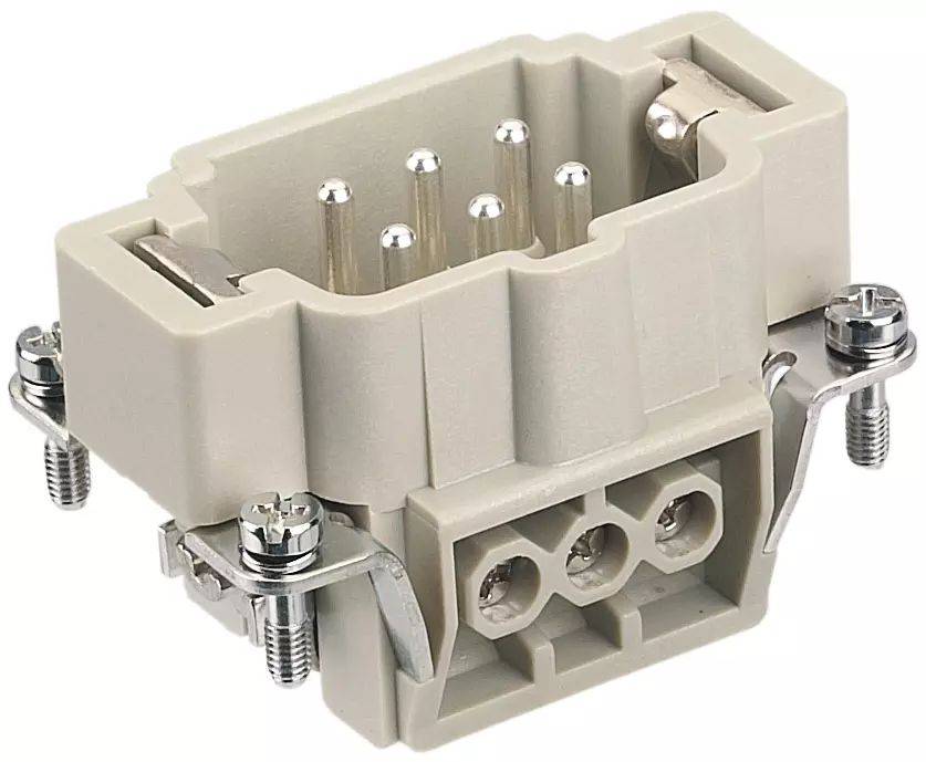 HARTING Inserto para conector industrial macho 6 contactos 09330062601