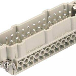 HARTING Inserto para conector industrial macho 24 contacto 09330242601