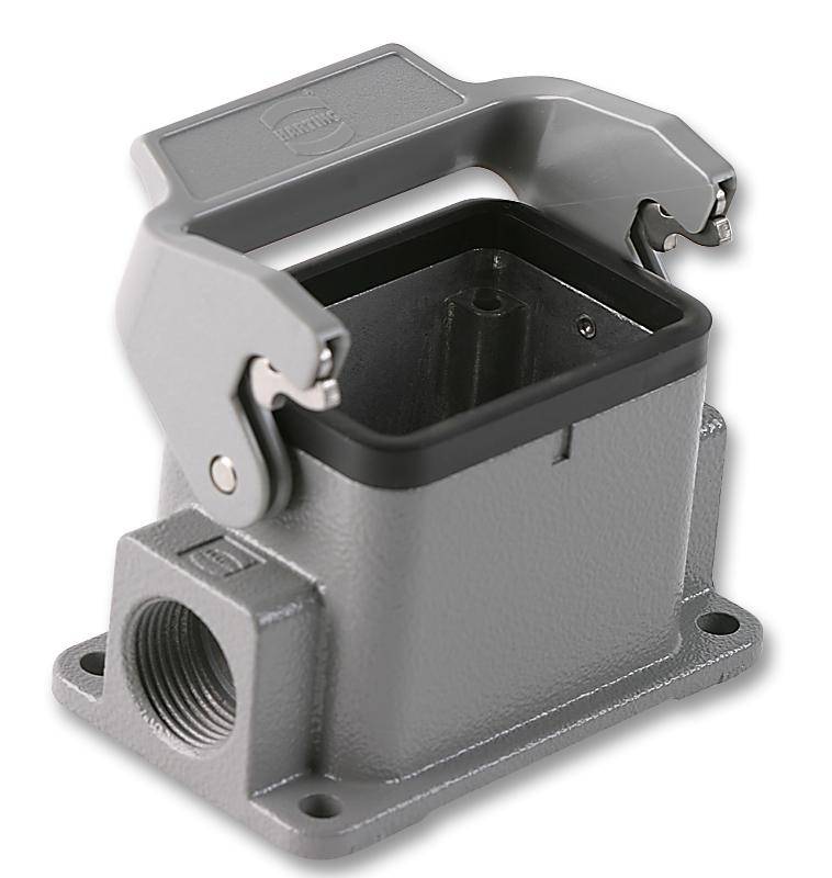 HARTING Base para conector industrial tamaño 6 B 19300061250 - Imagen 2