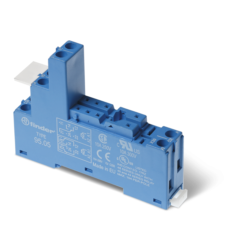 Finder zócalo Serie 95 azul 9505SPA