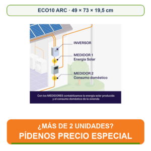 Gabarron ECO10-ARC ECOMBI ARC, Acumulador Dinámico WIFI Instalaciones Fotovoltaicas y Tarifas Valle ECO10 ARC