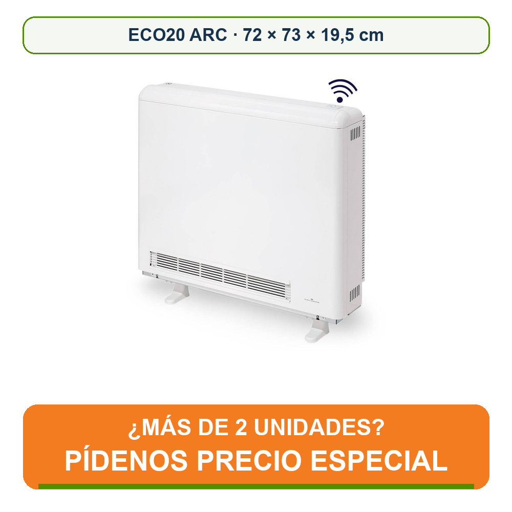 Gabarron ECO20 ARC ECOMBI ARC, Acumulador Dinámico WIFI Instalaciones Fotovoltaicas y Tarifas Valle ECO20 ARC