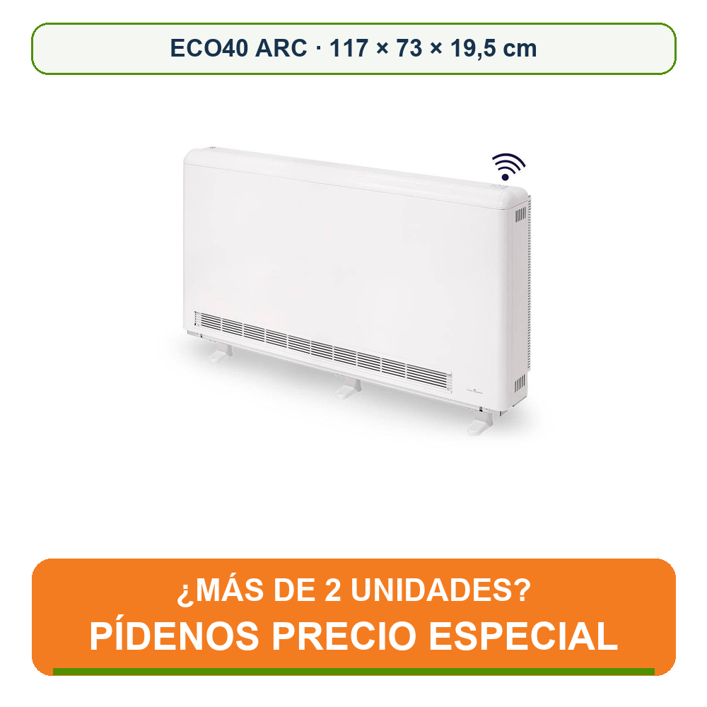 Gabarron ECO40 ARC ECOMBI ARC, Acumulador Dinámico WIFI Instalaciones Fotovoltaicas y Tarifas Valle ECO40 ARC
