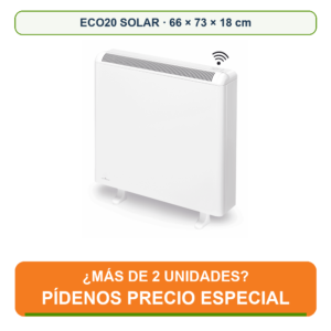 Gabarron ECO20 SOLAR ecombi solar wifi ECO20 acumulador estático solar