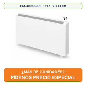 Gabarron ECO40 SOLAR ecombi solar wifi ECO40 acumulador estático solar