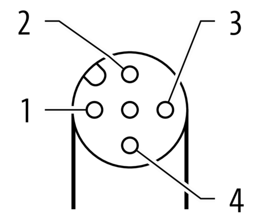 Murrelektronik cable free cable end hembra 4 polos acodado 2 m - Imagen 3