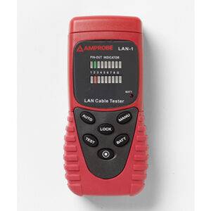 Comprobador de cableado Amprobe LAN-1 RJ45 y BNC