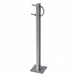 Televes Soporte recto con perfil en U 500mm zinc + RPR 2404