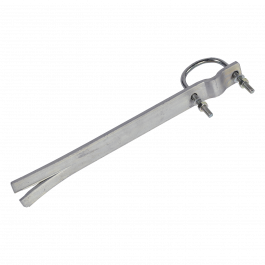 Televes Soporte recto con perfil en I 350mm zinc + RPR 2405