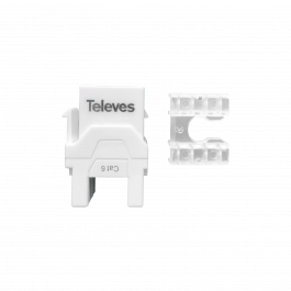 Televes Conector datos RJ45 UTP CAT-6 H 90°/180° CJ75 209992