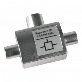 Televes Repartidor inductivo 2M1H con paso DC blister 4322