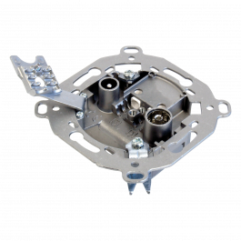 Televes Toma de paso 2 conectores 14dB+DC 5227