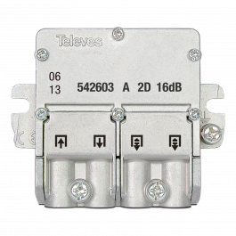 Televes Mini derivación 5 2400MHz Easyf 2D 16dB A 542603