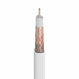 Televes Cable coaxial T100 PLUS blanco 2141