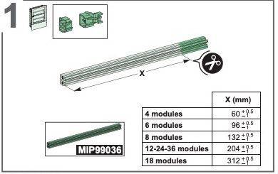 Schneider Resi9 MP 2 Soporte de bornas 18M - Imagen 2